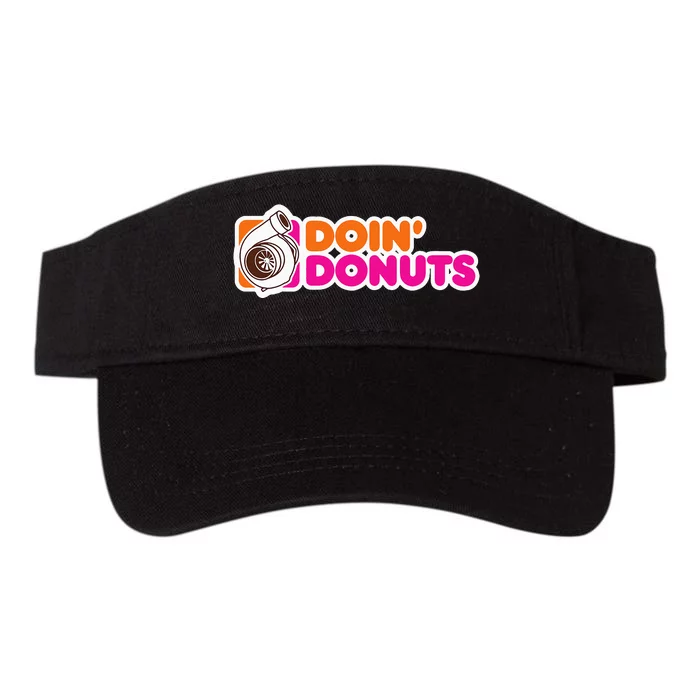 Doin Donuts Funny Racing & Drift Car Enthusiast Valucap Bio-Washed Visor