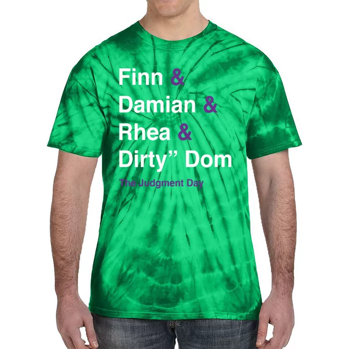 Daveed Deadlock Finn Damian Rhea Dirty Dom The Judgment Day Tie-Dye T-Shirt