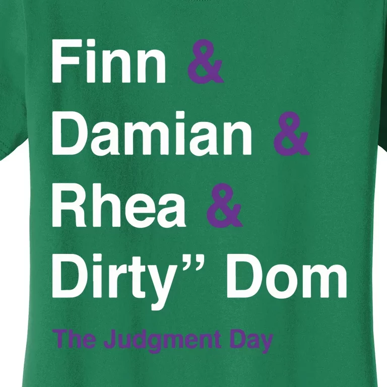 Daveed Deadlock Finn Damian Rhea Dirty Dom The Judgment Day Women's T-Shirt