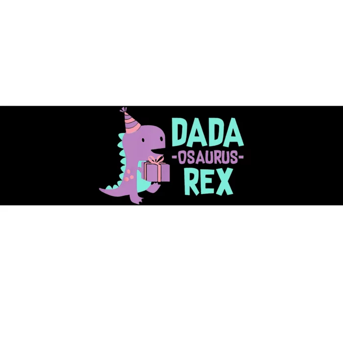 Dada Dinosaur Family Matching Birthday Party Daughter Bumper Sticker