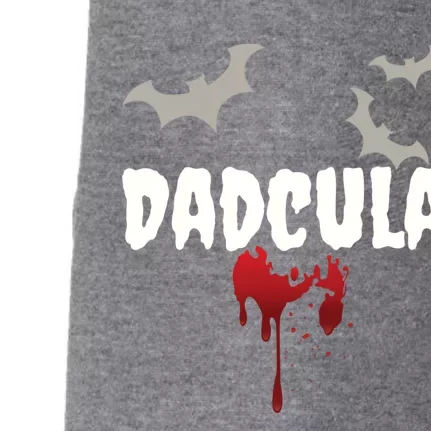 Dadcula Dads Fathers Halloween Great Gift Doggie 3-End Fleece Hoodie