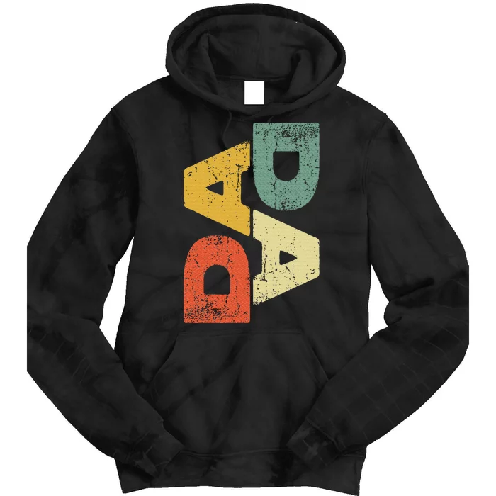 Dada Dad Fathers Day Tie Dye Hoodie