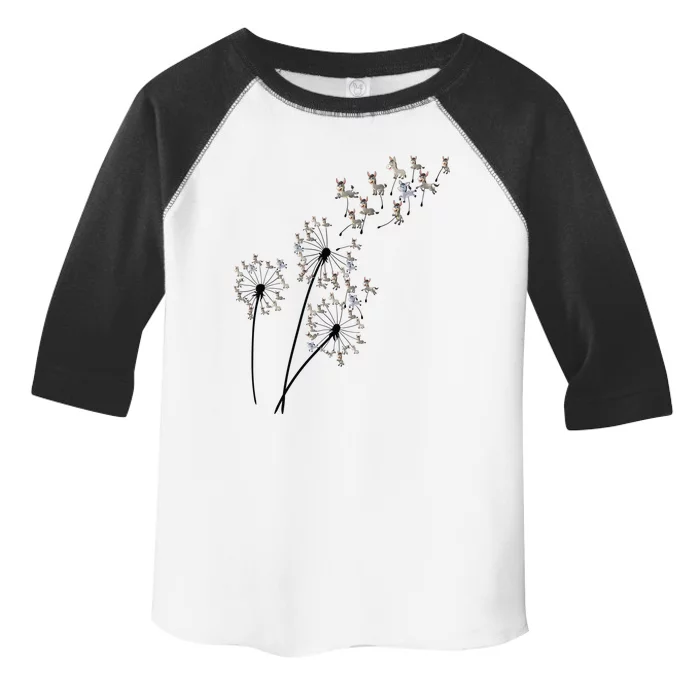 Dandelion Donkey Flower Floral Donkey Tree Lover Gift Toddler Fine Jersey T-Shirt