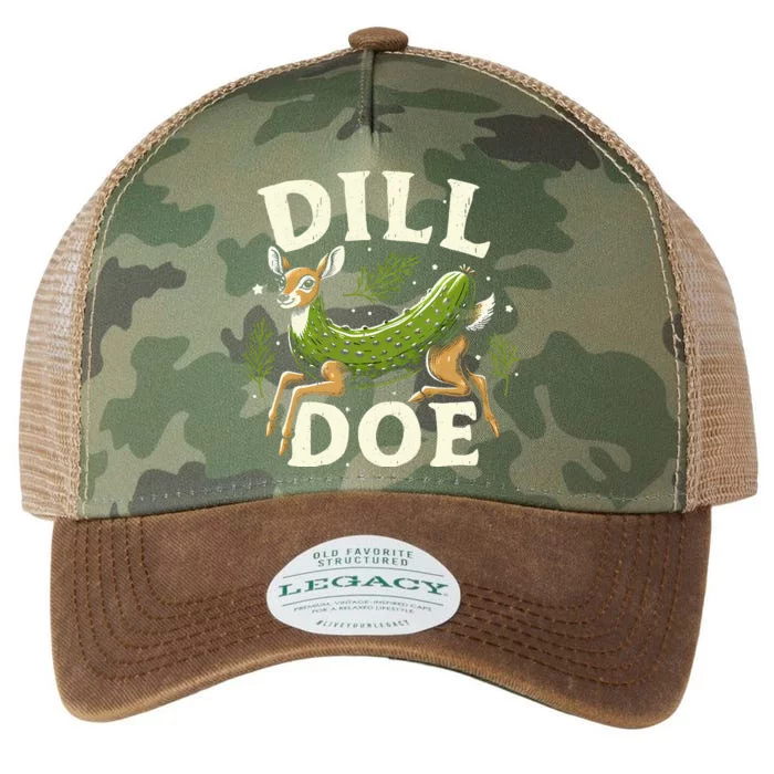 Dill Doe Funny Deer Pickle Legacy Tie Dye Trucker Hat