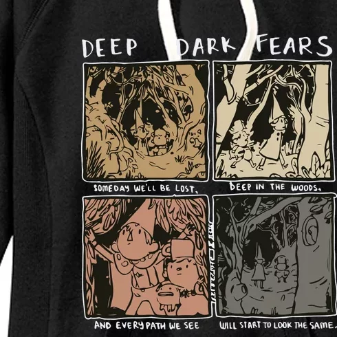 Deep Dark Fears Pottsfield Autumn Harvest Women's Fleece Hoodie