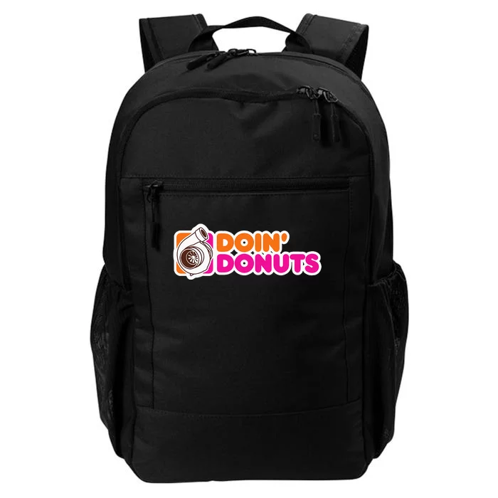 Doin Donuts Funny Racing & Drift Car Enthusiast Daily Commute Backpack