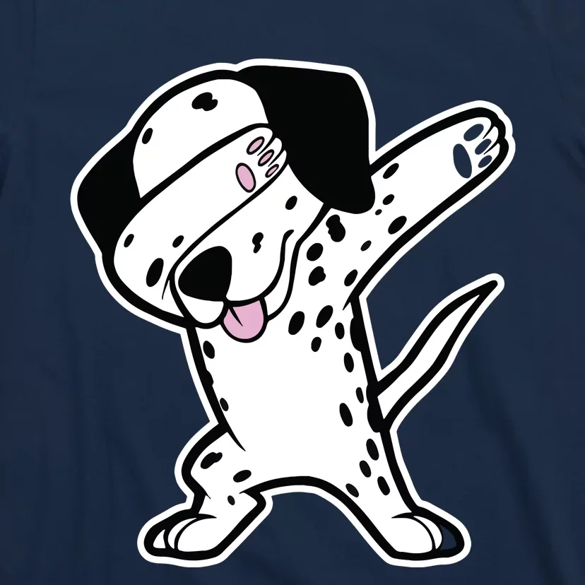 Dalmatian Dabbing Funny Dalmation Dab Dog Dance T-Shirt