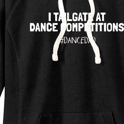 Dance Dad Funny Dancing Daddy Proud Dancer Dad I Finance Women's Fleece Hoodie