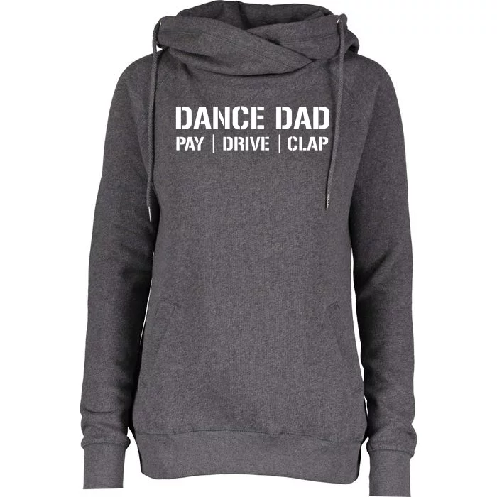 Dance Dad Funny Dancing Daddy Proud Dancer Dad I Finance Womens Funnel Neck Pullover Hood