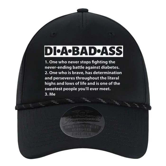 Diabetic Diabetes Fighter Patient Dia-Bad-Ass Definition Performance The Dyno Cap