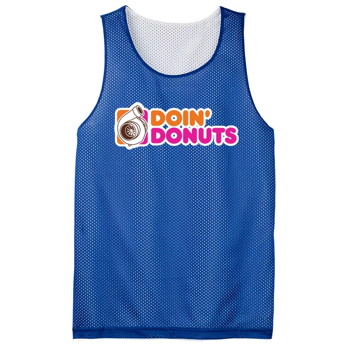 Doin Donuts Funny Racing And Drift Car Enthusiast Gift Mesh Reversible Basketball Jersey Tank