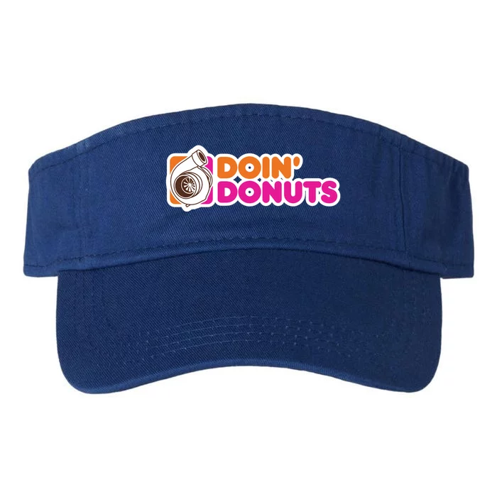 Doin Donuts Funny Racing And Drift Car Enthusiast Gift Valucap Bio-Washed Visor