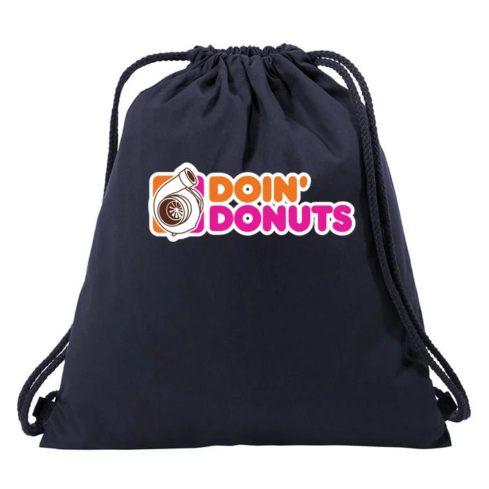 Doin Donuts Funny Racing And Drift Car Enthusiast Gift Drawstring Bag