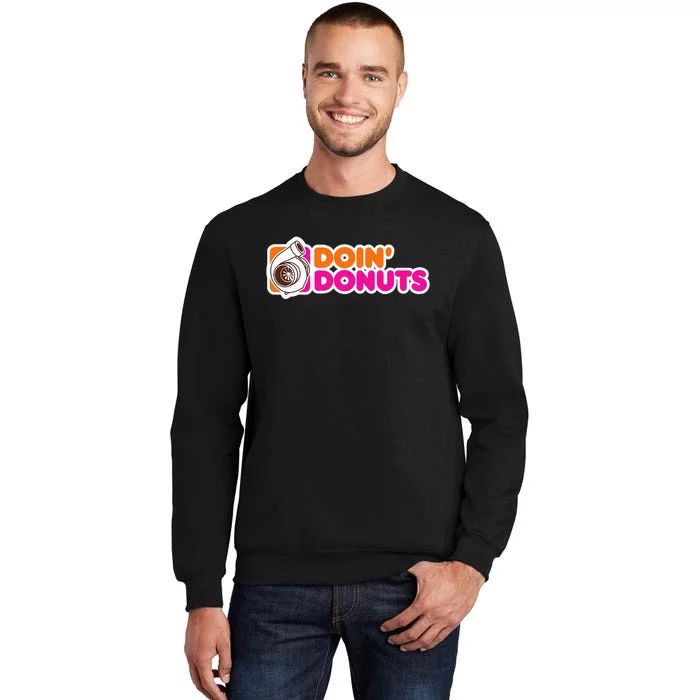 Doin' Donuts Funny Racing and Drift Car Enthusiast Tall Sweatshirt