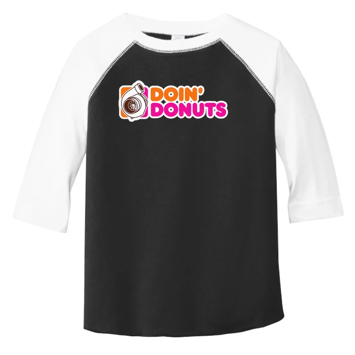 Doin' Donuts Funny Racing and Drift Car Enthusiast Toddler Fine Jersey T-Shirt