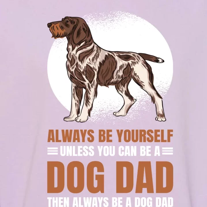 Dog Dad For Fathersday Ll Father Gift Garment-Dyed Sweatshirt