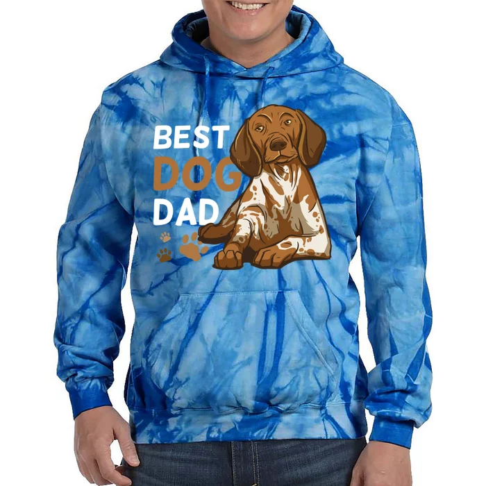 Dog Dad For Fathersday Ll Father Gift Tie Dye Hoodie