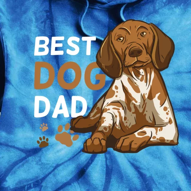 Dog Dad For Fathersday Ll Father Gift Tie Dye Hoodie