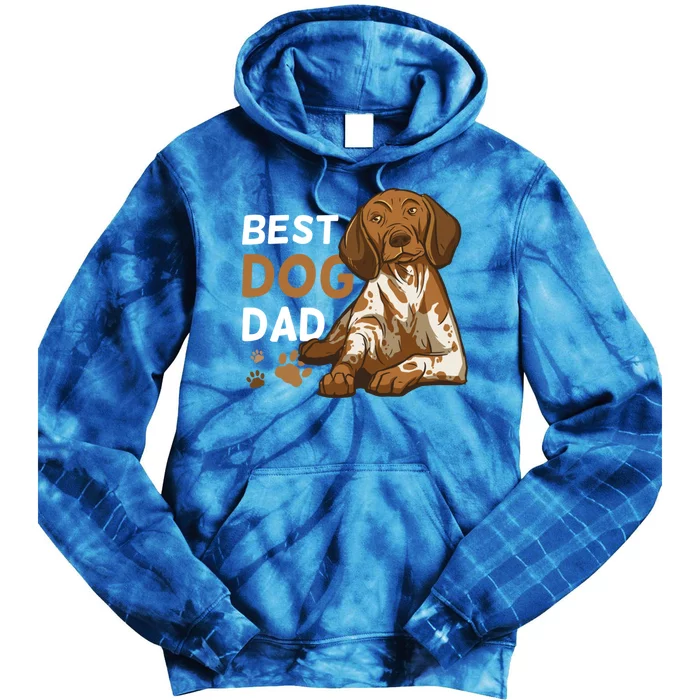 Dog Dad For Fathersday Ll Father Gift Tie Dye Hoodie