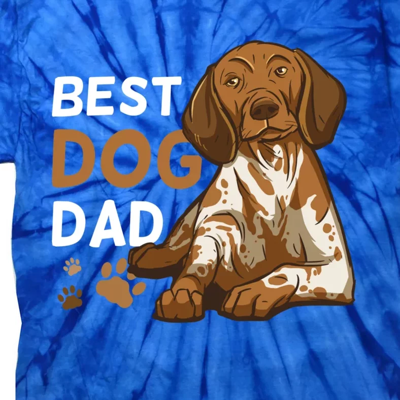 Dog Dad For Fathersday Ll Father Gift Tie-Dye T-Shirt