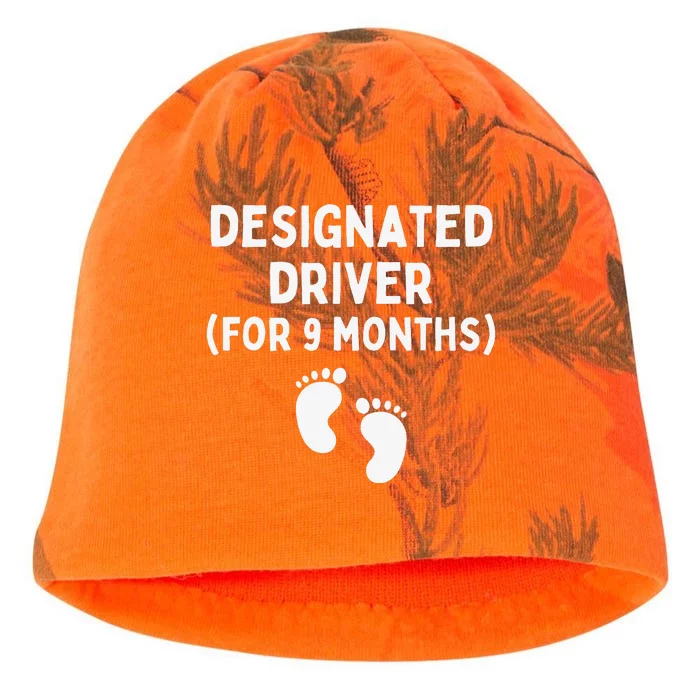 Designated Driver for 9 Months Funny Maternity Pregnancy Kati - Camo Knit Beanie