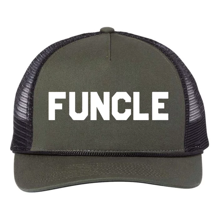 Dude Dad Funcle Retro Rope Trucker Hat Cap