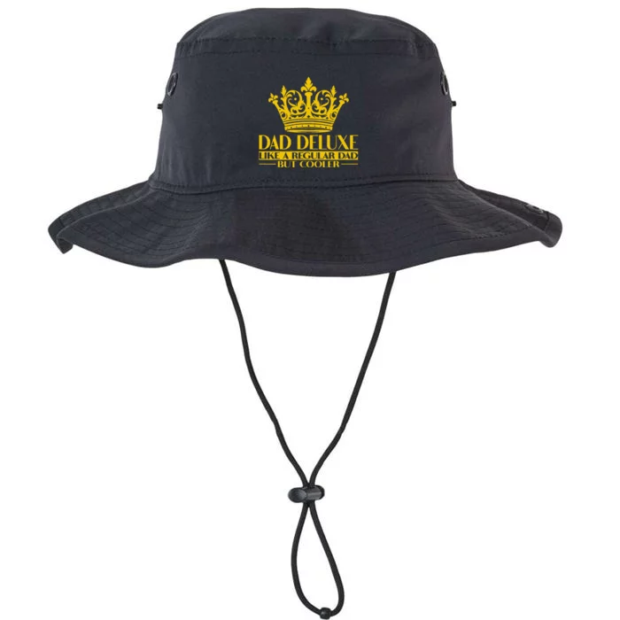 Dad Deluxe Father Dad King Dad Crown Legacy Cool Fit Booney Bucket Hat