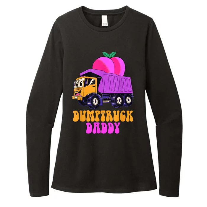 Dumptruck Daddy Funny Gift Womens CVC Long Sleeve Shirt