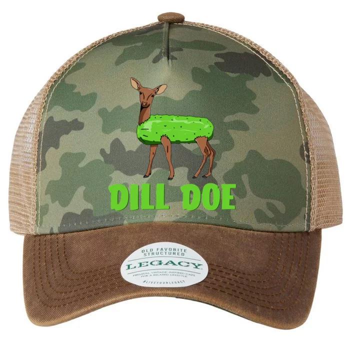 Dill Doe Funny Adult Humor Funny Nature Deer Redneck Legacy Tie Dye Trucker Hat