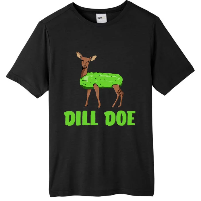 Dill Doe Funny Adult Humor Funny Nature Deer Redneck ChromaSoft Performance T-Shirt