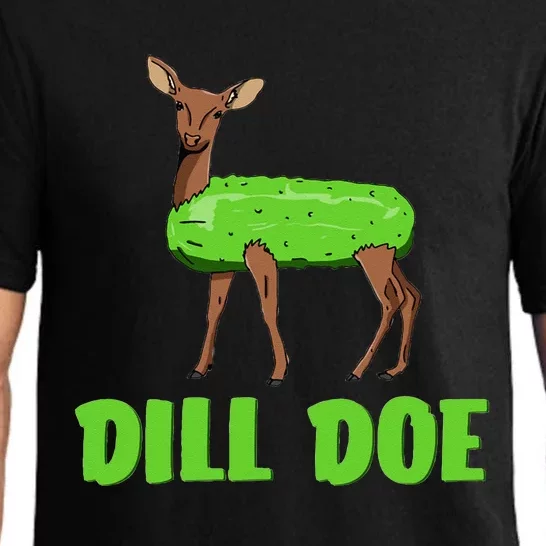 Dill Doe Funny Adult Humor Funny Nature Deer Redneck Pajama Set