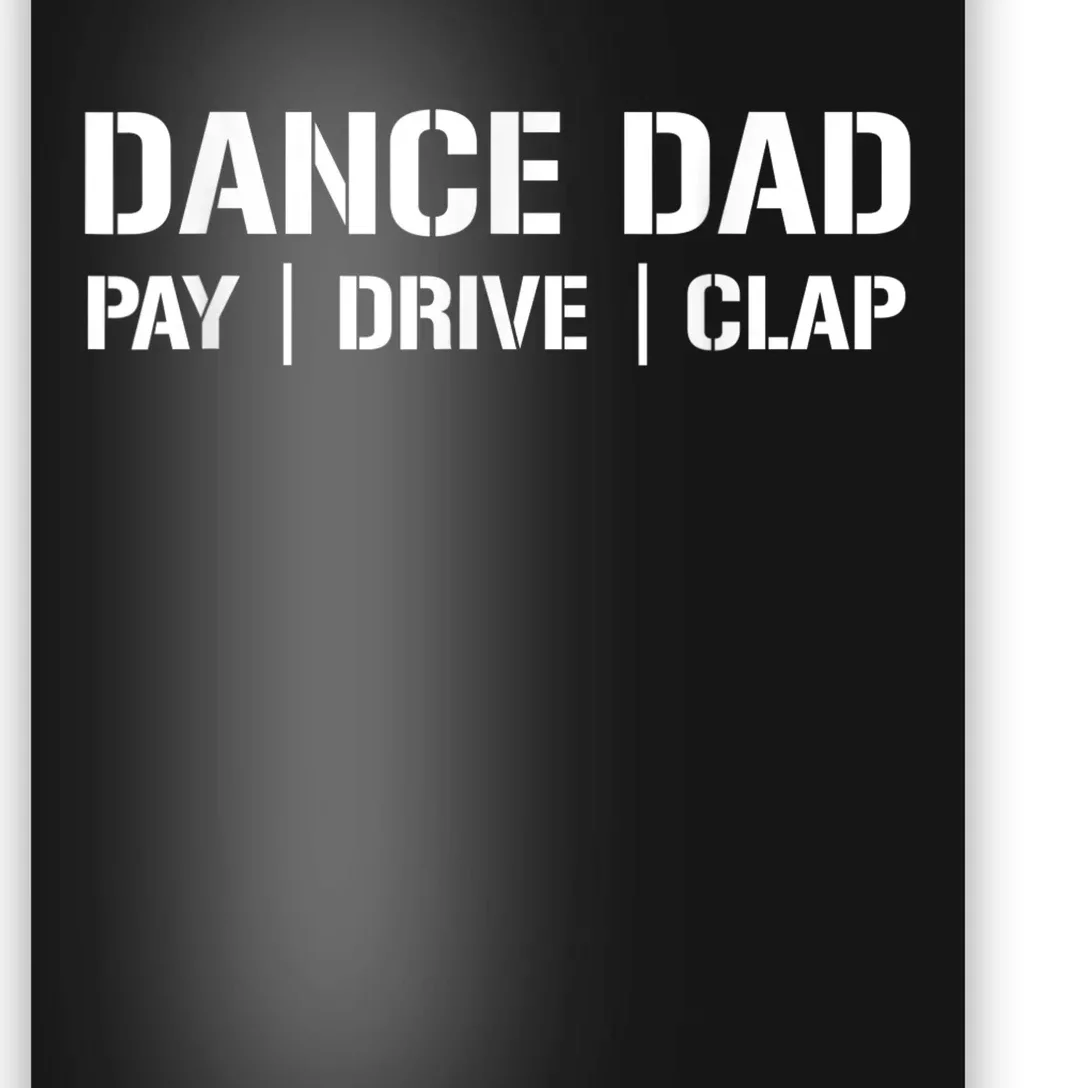 Dance Dad Funny Dancing Daddy Proud Dancer Dad I Finance Poster