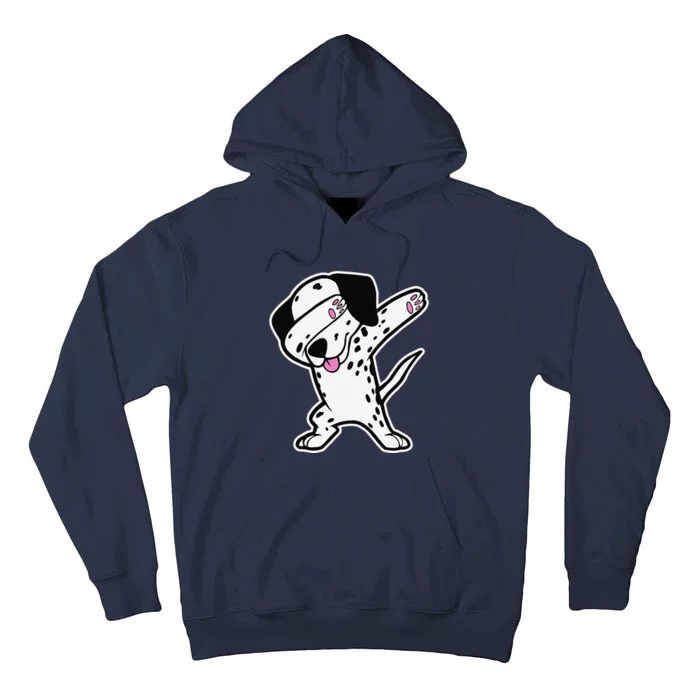 Dalmatian Dabbing Funny Dalmation Dab Dog Dance Tall Hoodie