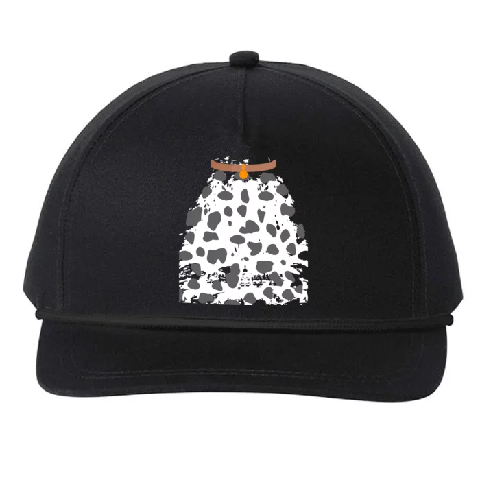 Dalmatian Dog Funny Halloween Gift Snapback Five-Panel Rope Hat