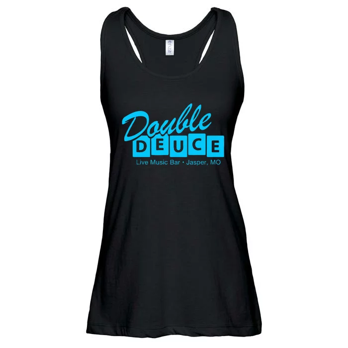 Double Deuce Funny Road Side Bar House Ladies Essential Flowy Tank