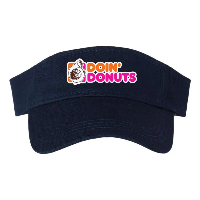 Doin Donuts Funny Racing & Drift Car Enthusiast Valucap Bio-Washed Visor