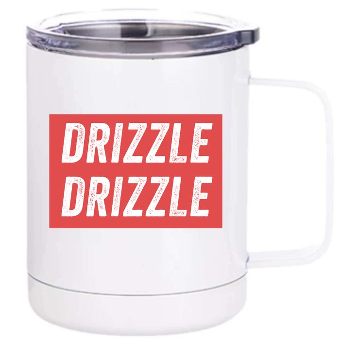 Drizzle Drizzle Funny Soft Guy Era Meme Funny Meme Hilarious Sarcasm Trendy Front & Back 12oz Stainless Steel Tumbler Cup