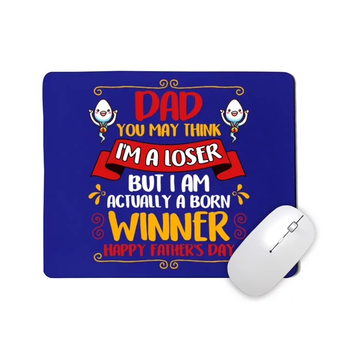 Dear Dad Funny Father Graphic Fatherhood Papa Gift Mousepad