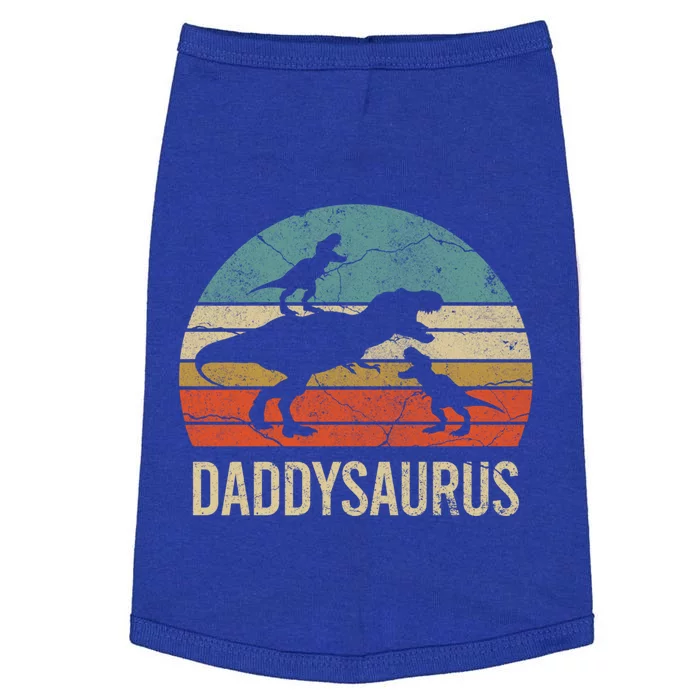 Daddy Dinosaur Funny Dad Daddysaurus 2 Two 2020 Gift Doggie Tank