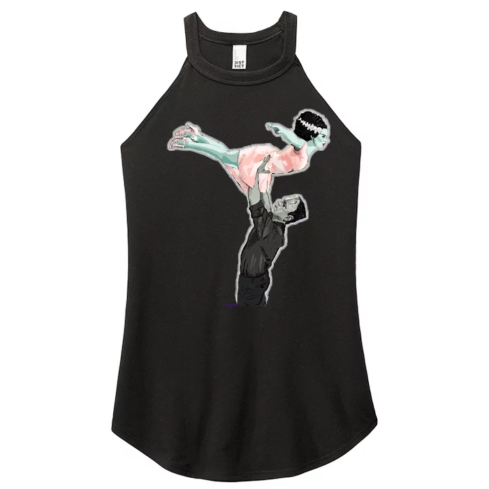 Dirty Dancing Frankenstein Women’s Perfect Tri Rocker Tank