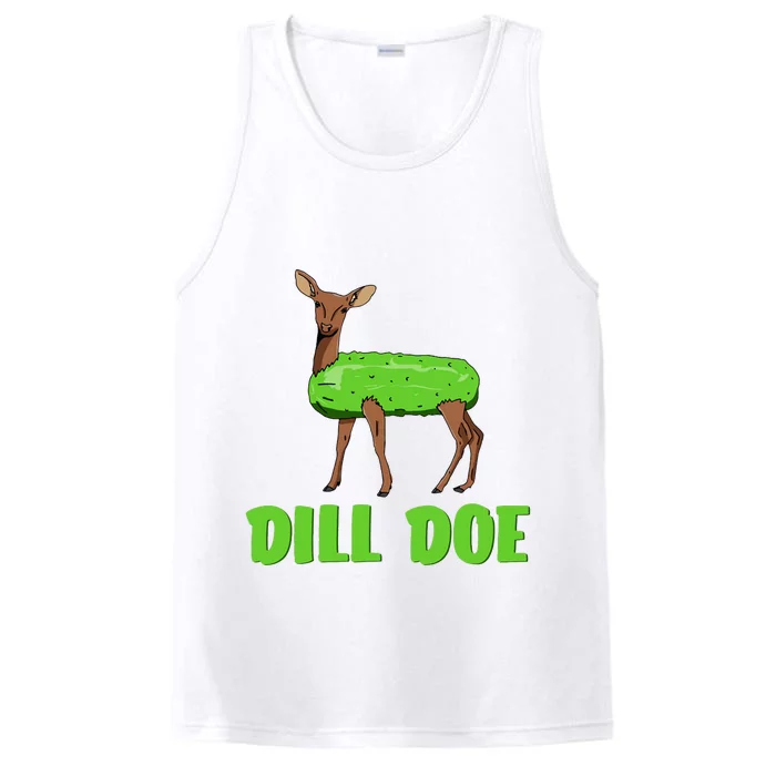 Dill Doe Funny Humor Funny Nature Deer Redneck Performance Tank