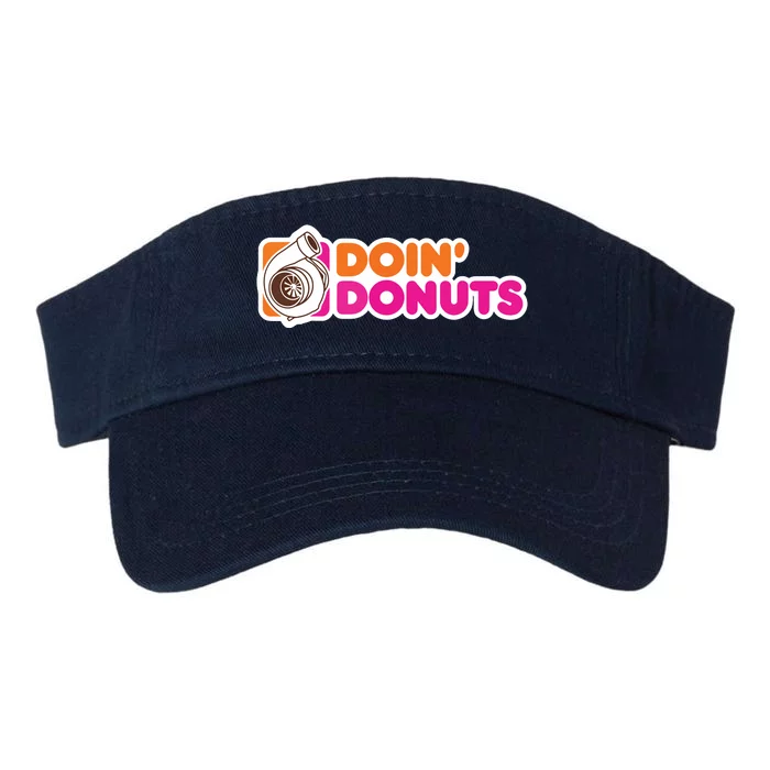 Doin Donuts Funny Racing Drift Car Enthusiast Valucap Bio-Washed Visor