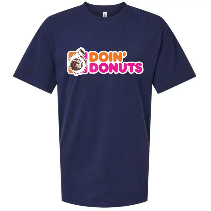 Doin Donuts Funny Racing Drift Car Enthusiast Sueded Cloud Jersey T-Shirt