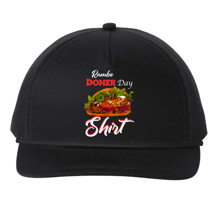 Doner Day Fan Top Fashion Kebab Tourism Gift Snapback Five-Panel Rope Hat