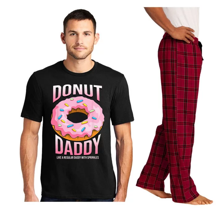 Donut Daddy For Dads Funny Sprinkles Food Lover Gifts Pajama Set