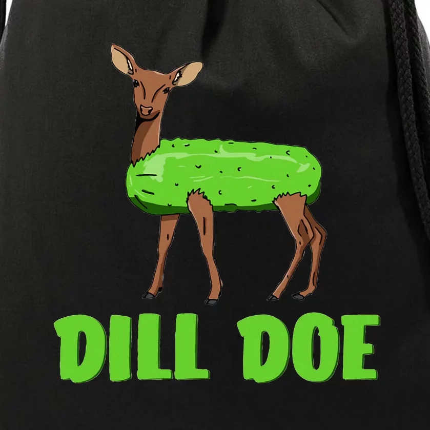 Dill Doe Funny Adult Humor Funny Nature Deer Redneck Drawstring Bag