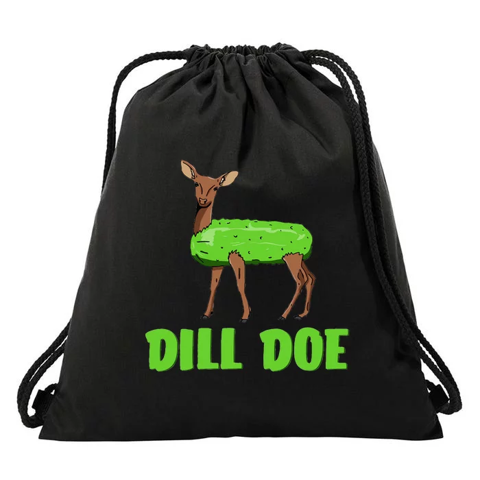 Dill Doe Funny Adult Humor Funny Nature Deer Redneck Drawstring Bag