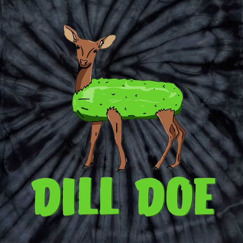 Dill Doe Funny Adult Humor Funny Nature Deer Redneck Tie-Dye T-Shirt