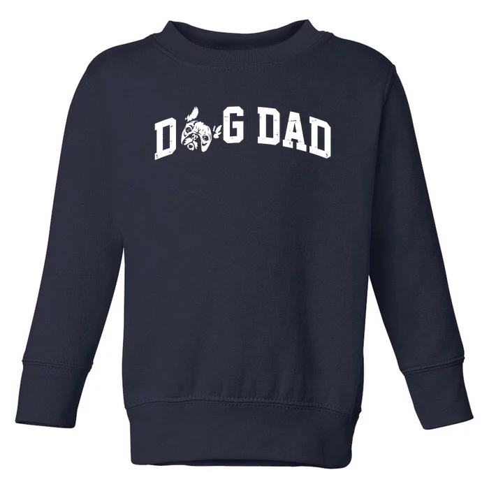 Dog Dad French Bulldog Toddler Sweatshirt