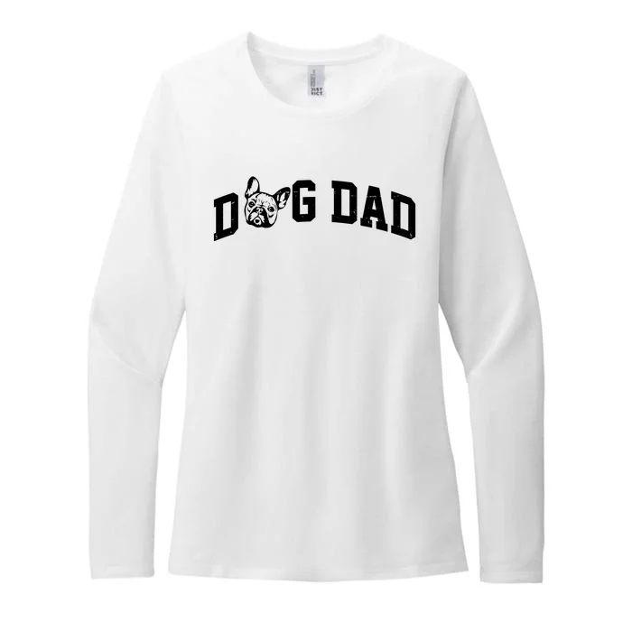 Dog Dad French Bulldog Womens CVC Long Sleeve Shirt